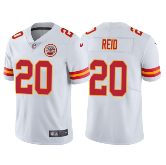 Men's Kansas City Chiefs #20 Justin Reid Vapor Untouchable White Limited Stitched Football Jersey